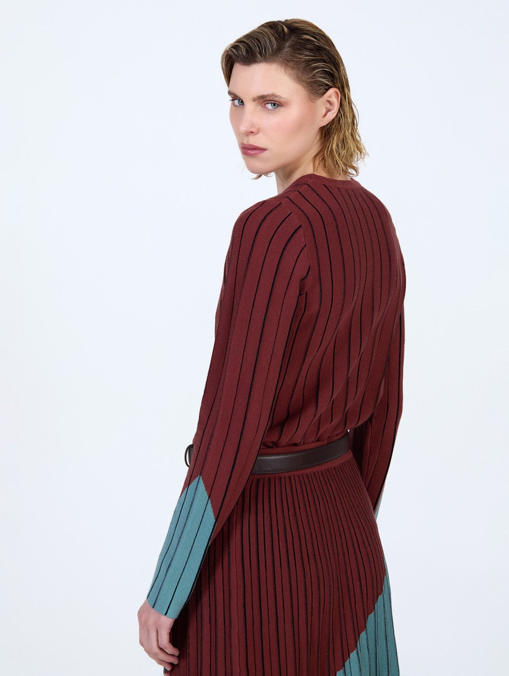Pullover mit Plissee- Effekt