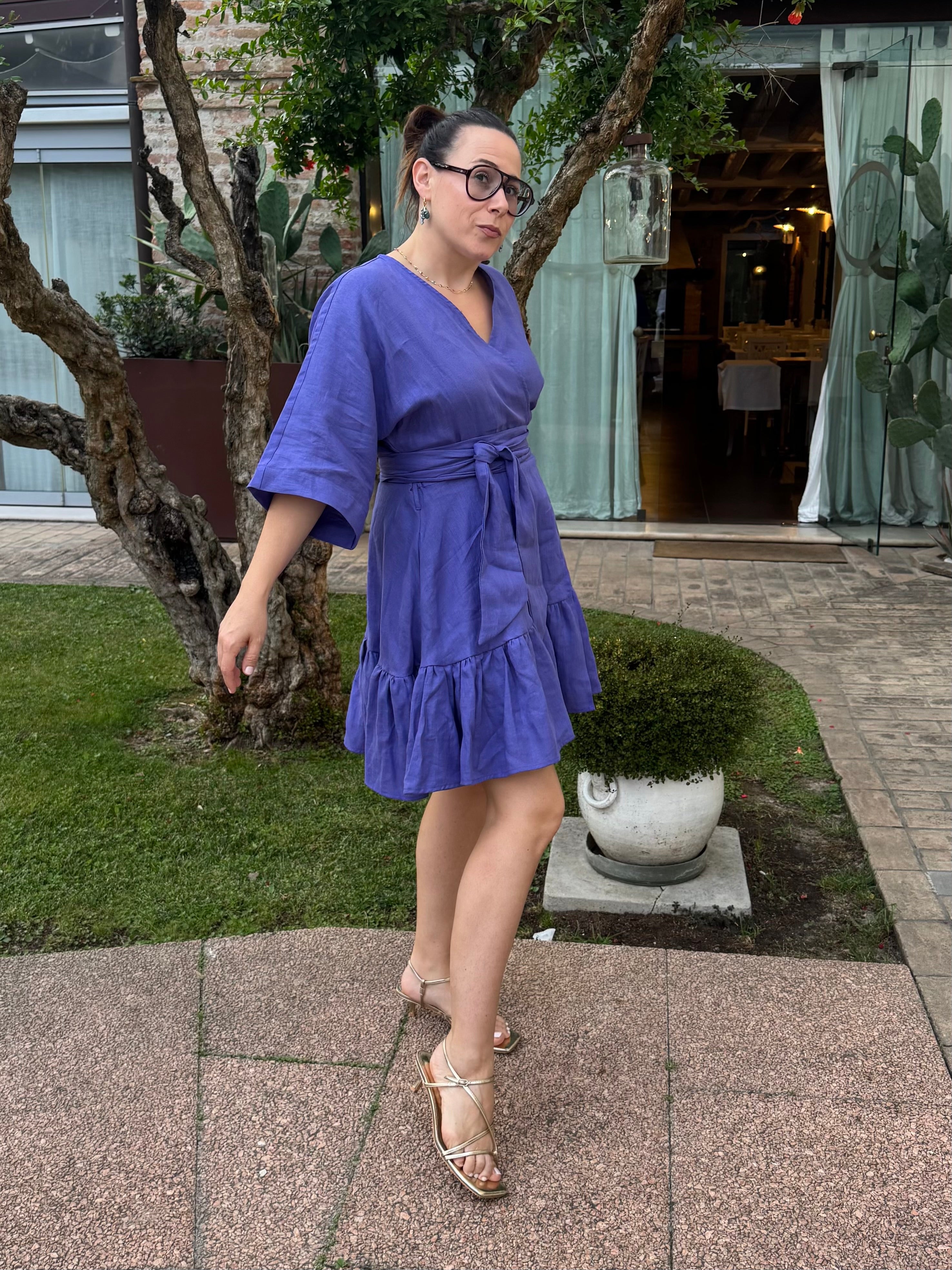 Leinen Kleid