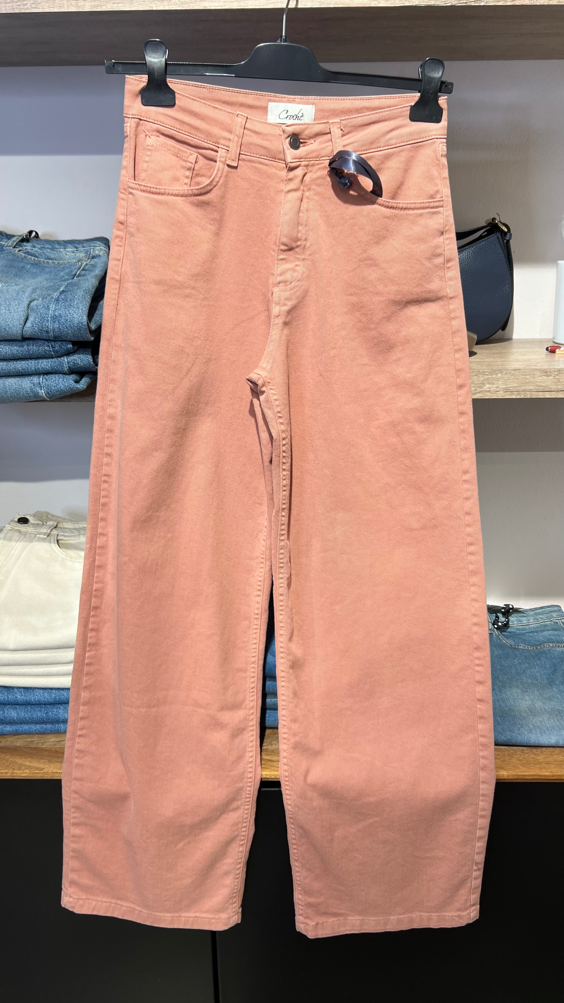 Denim Hose Khaki