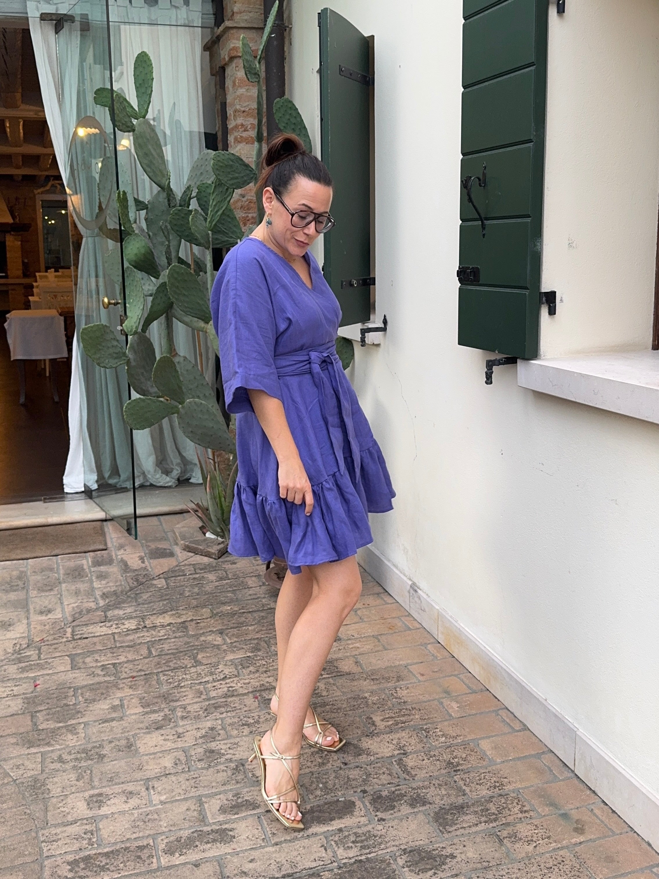 Leinen Kleid