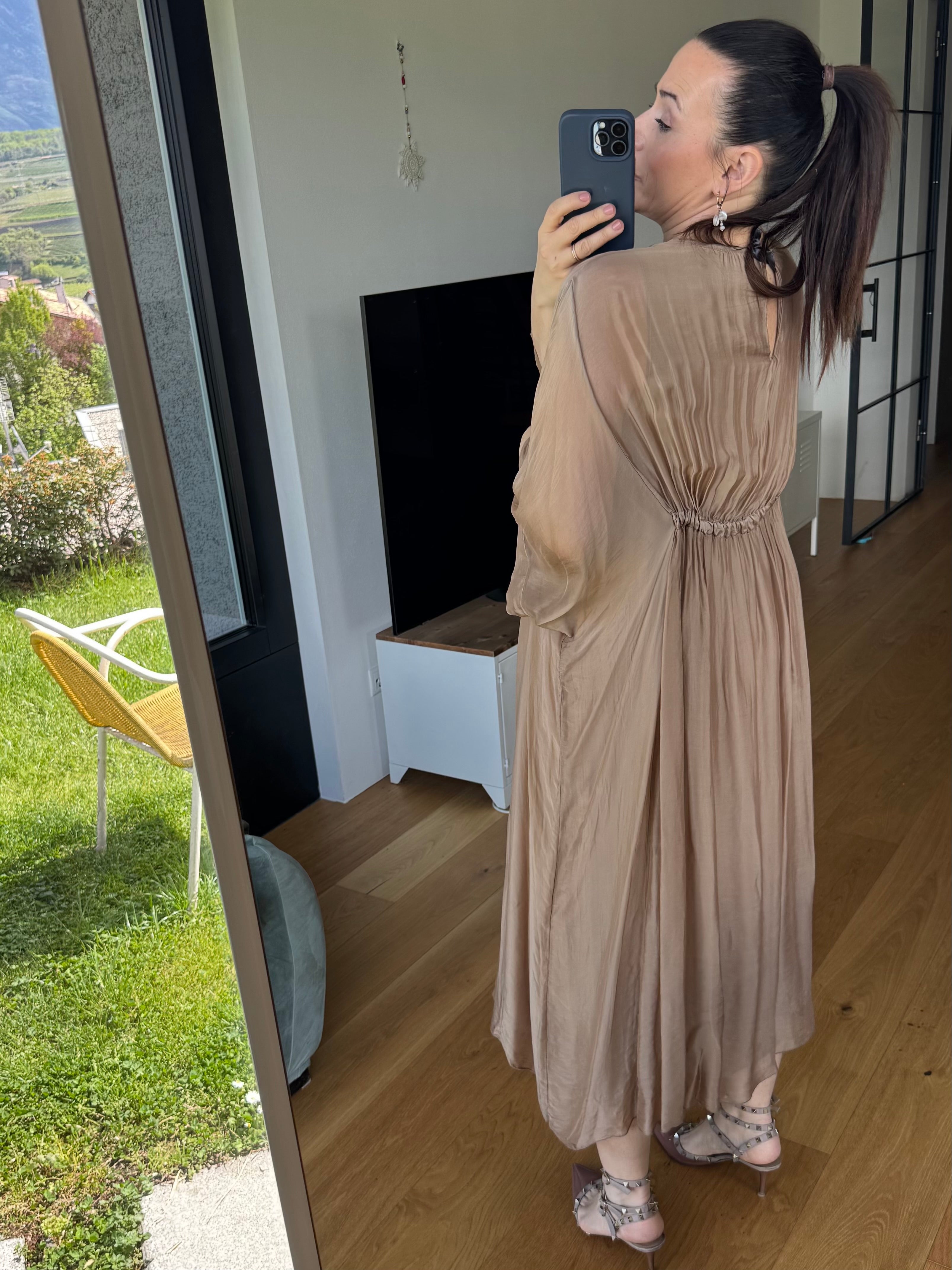 kleid mit coulisse