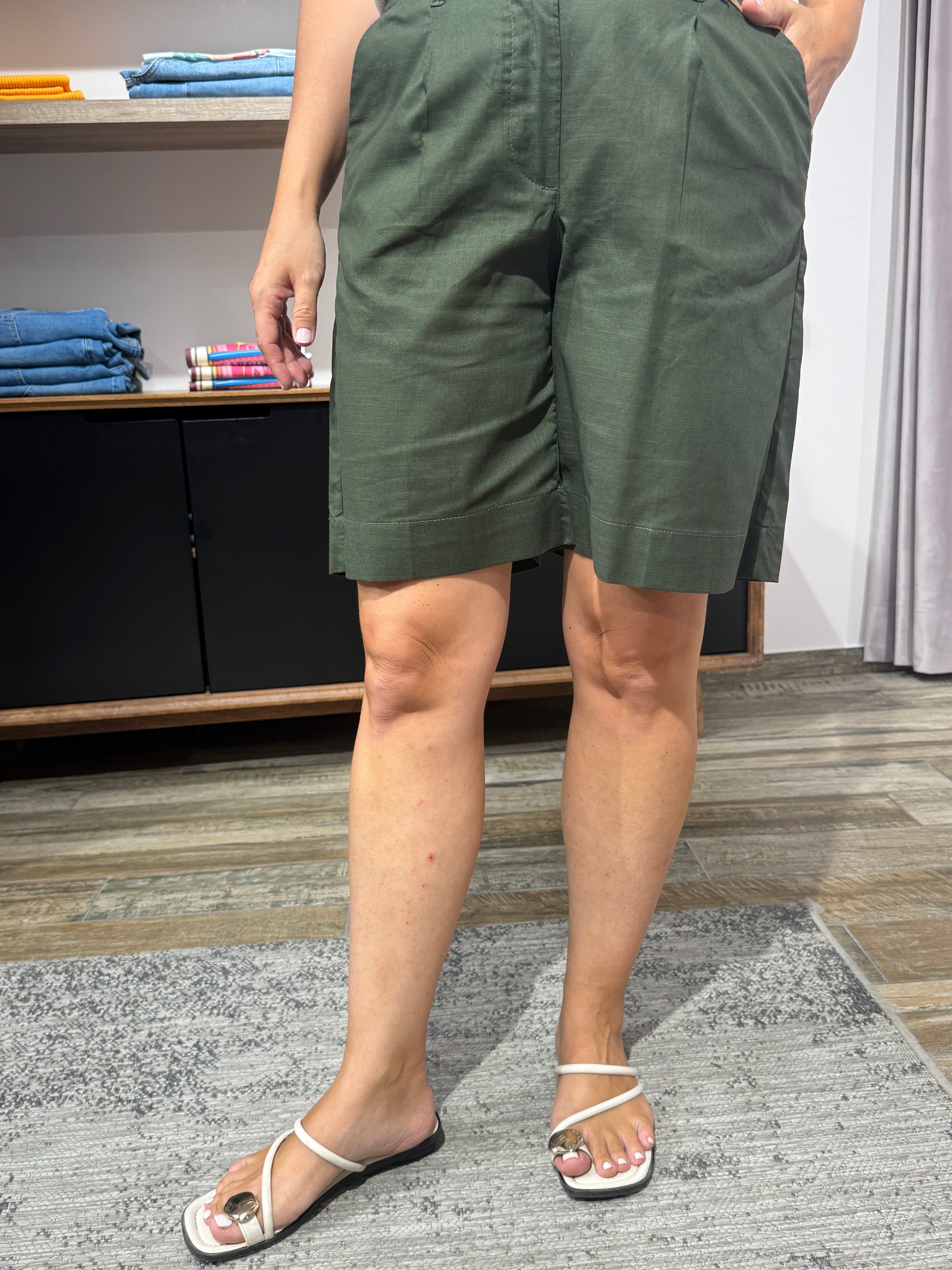 baumwoll- leinen hose