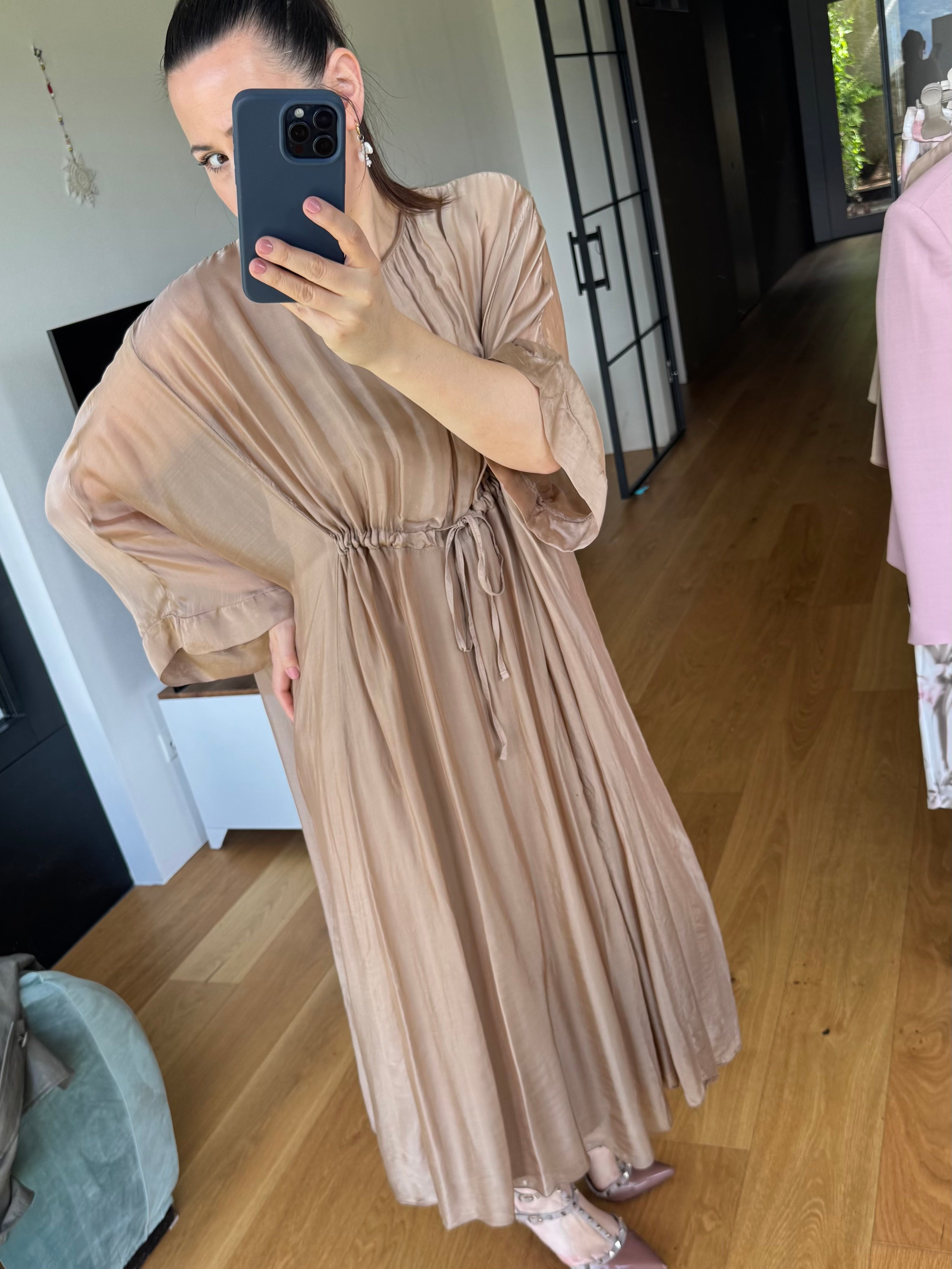 kleid mit coulisse