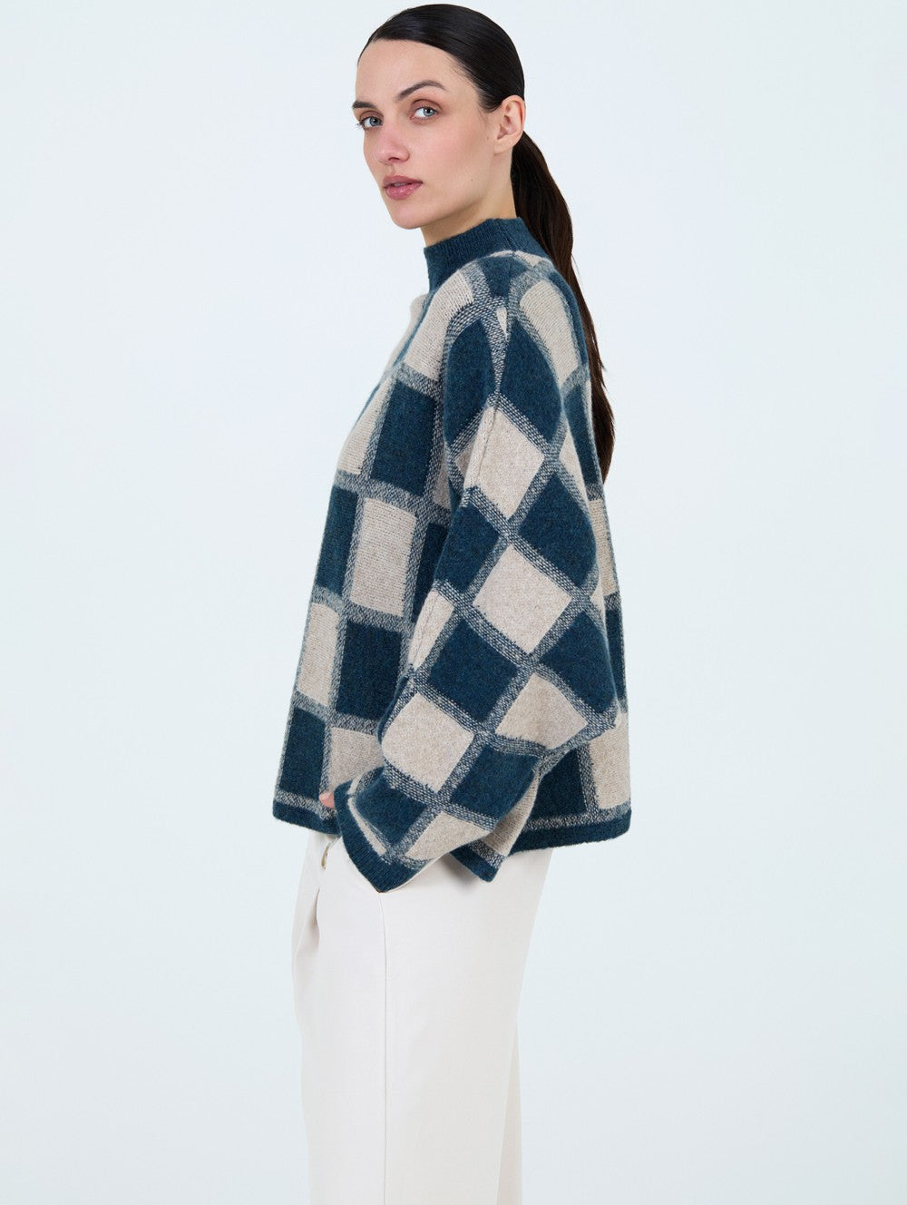 Pullover mit Karomuster