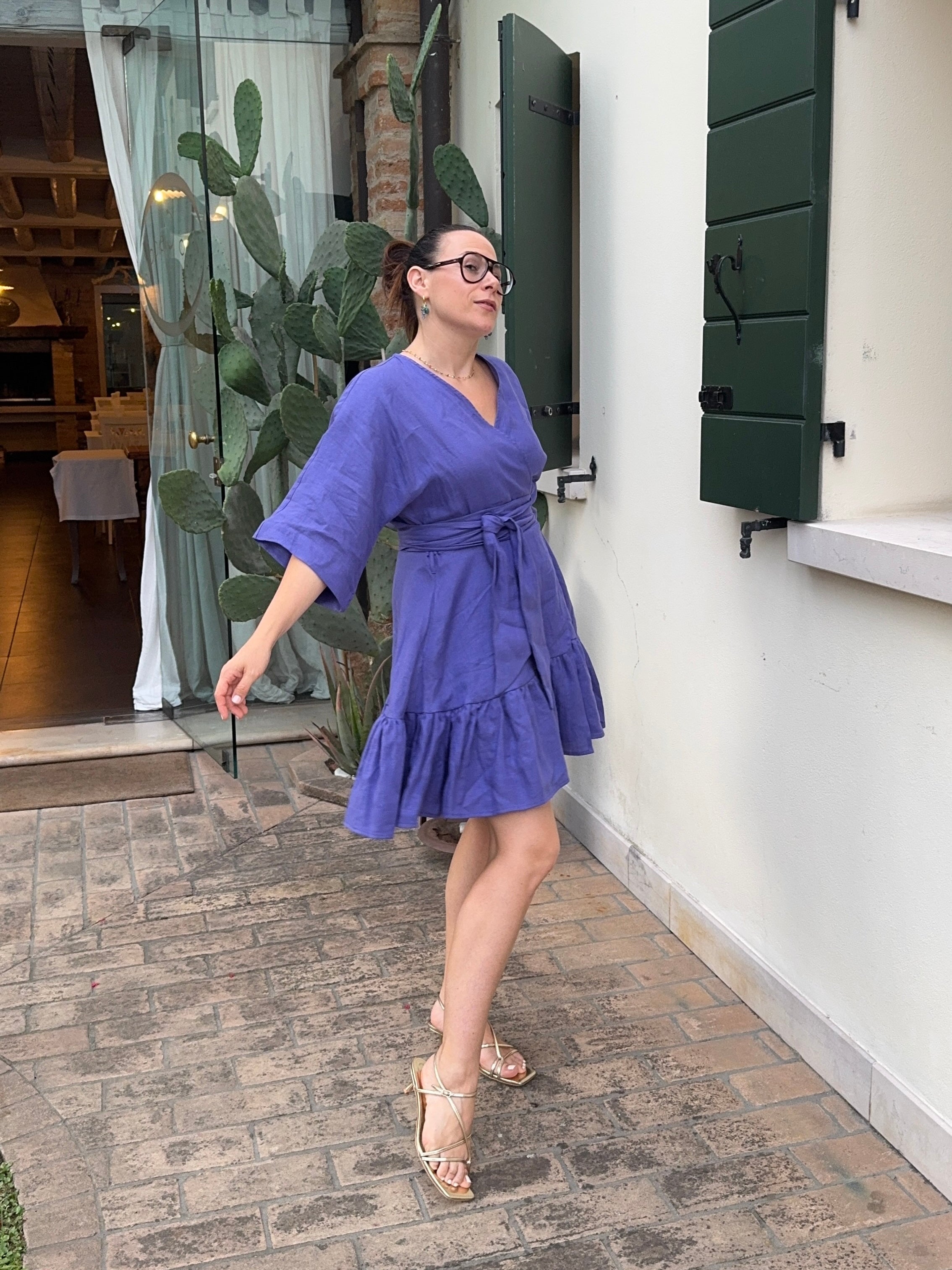 Leinen Kleid