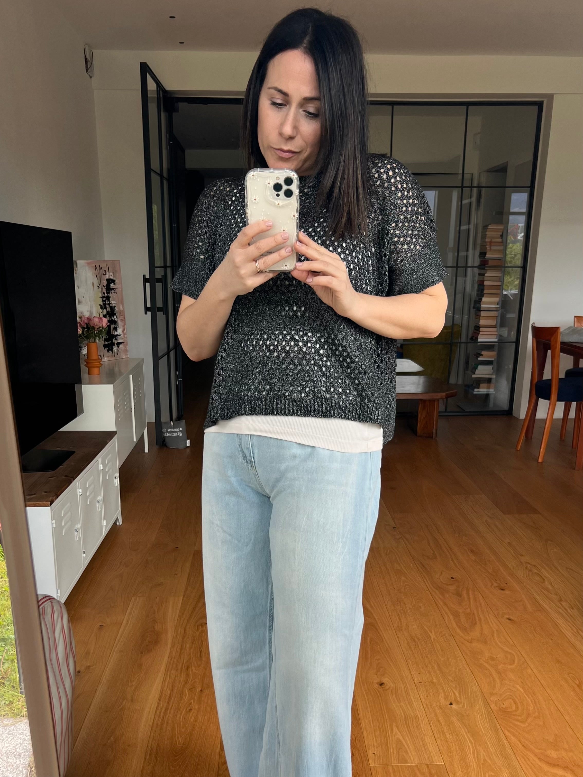 Netzstrick Shirt