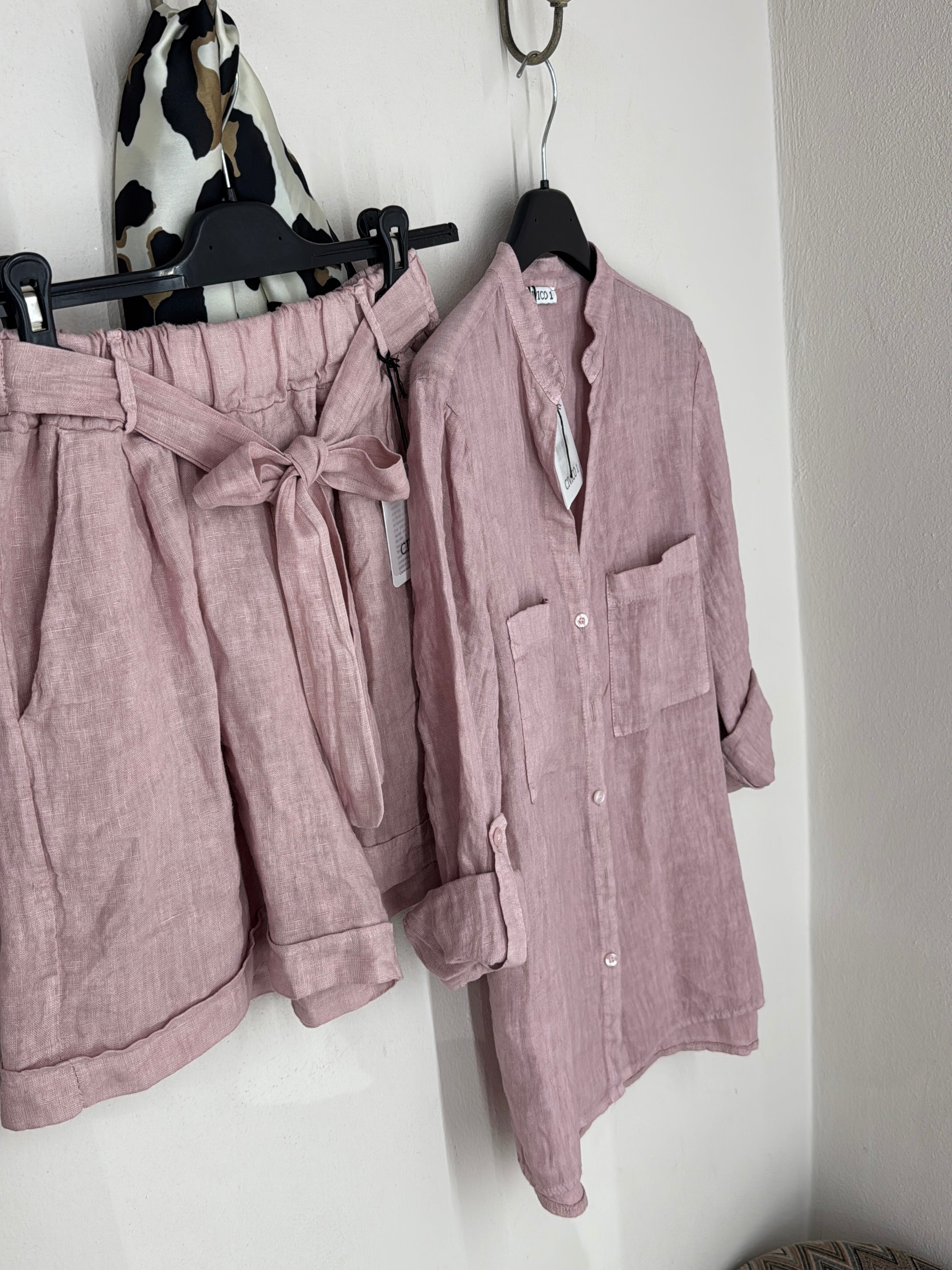 Leinen Bluse