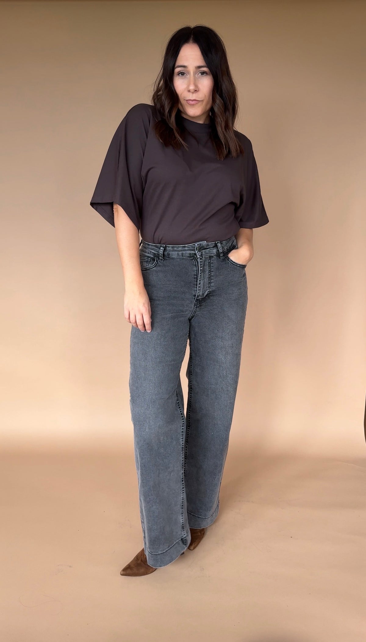 Nuparis Jeans Black Washed Denim