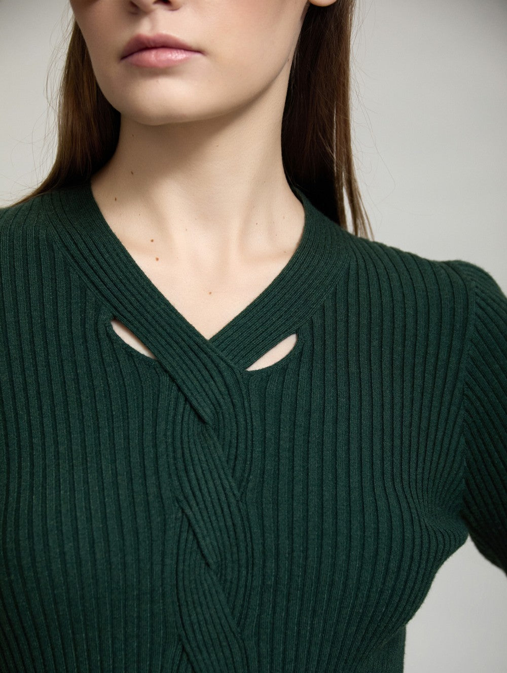 Pulli mit Zopfmuster