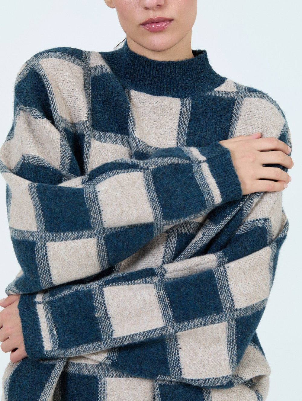 Pullover mit Karomuster