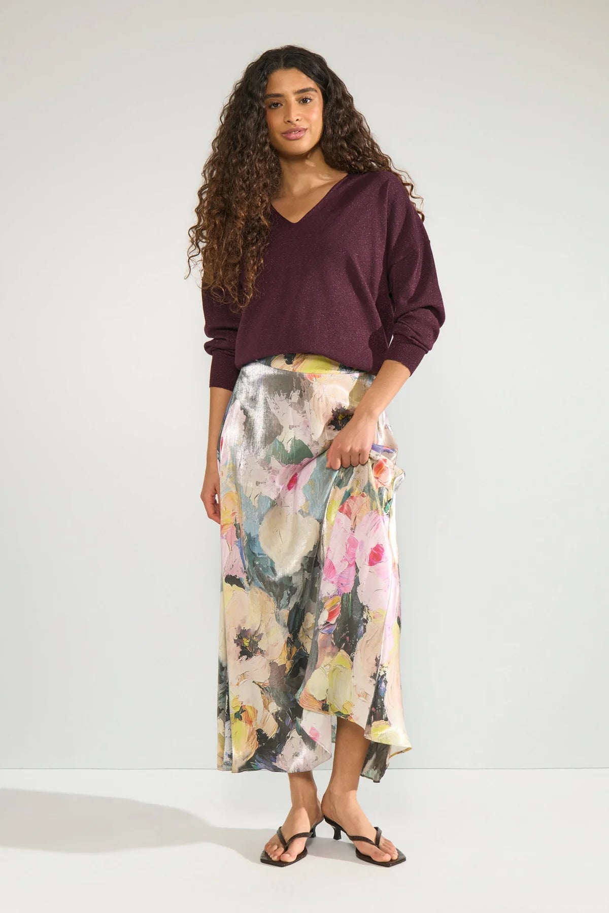 nudayletta v-neck pullover