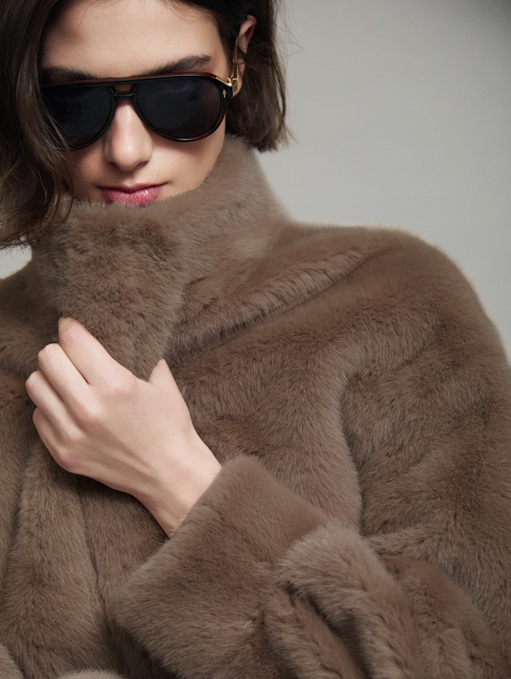 Faux-Fur Jacke