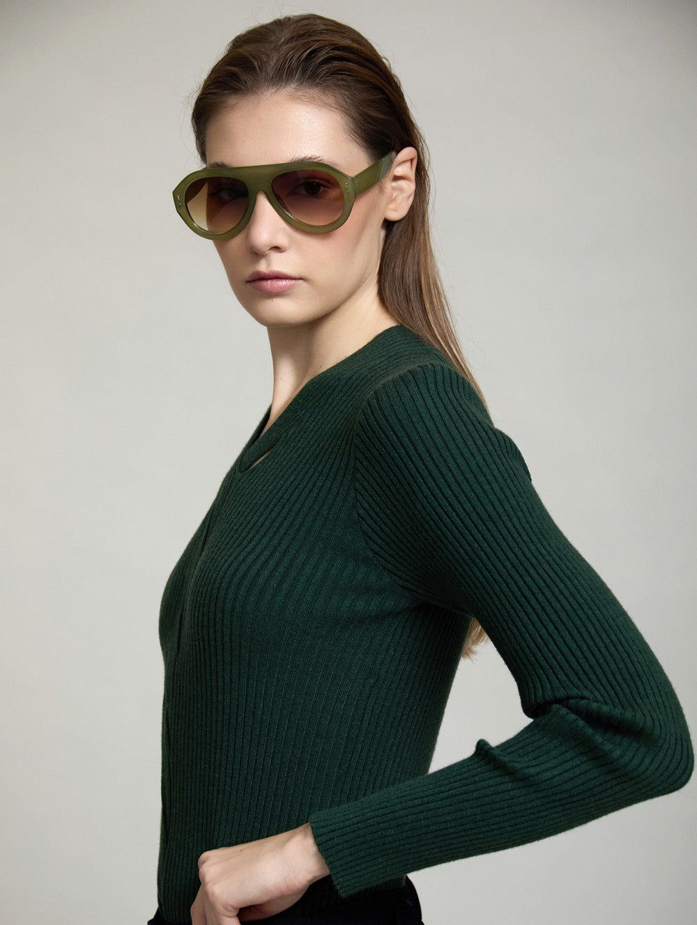 Pulli mit Zopfmuster