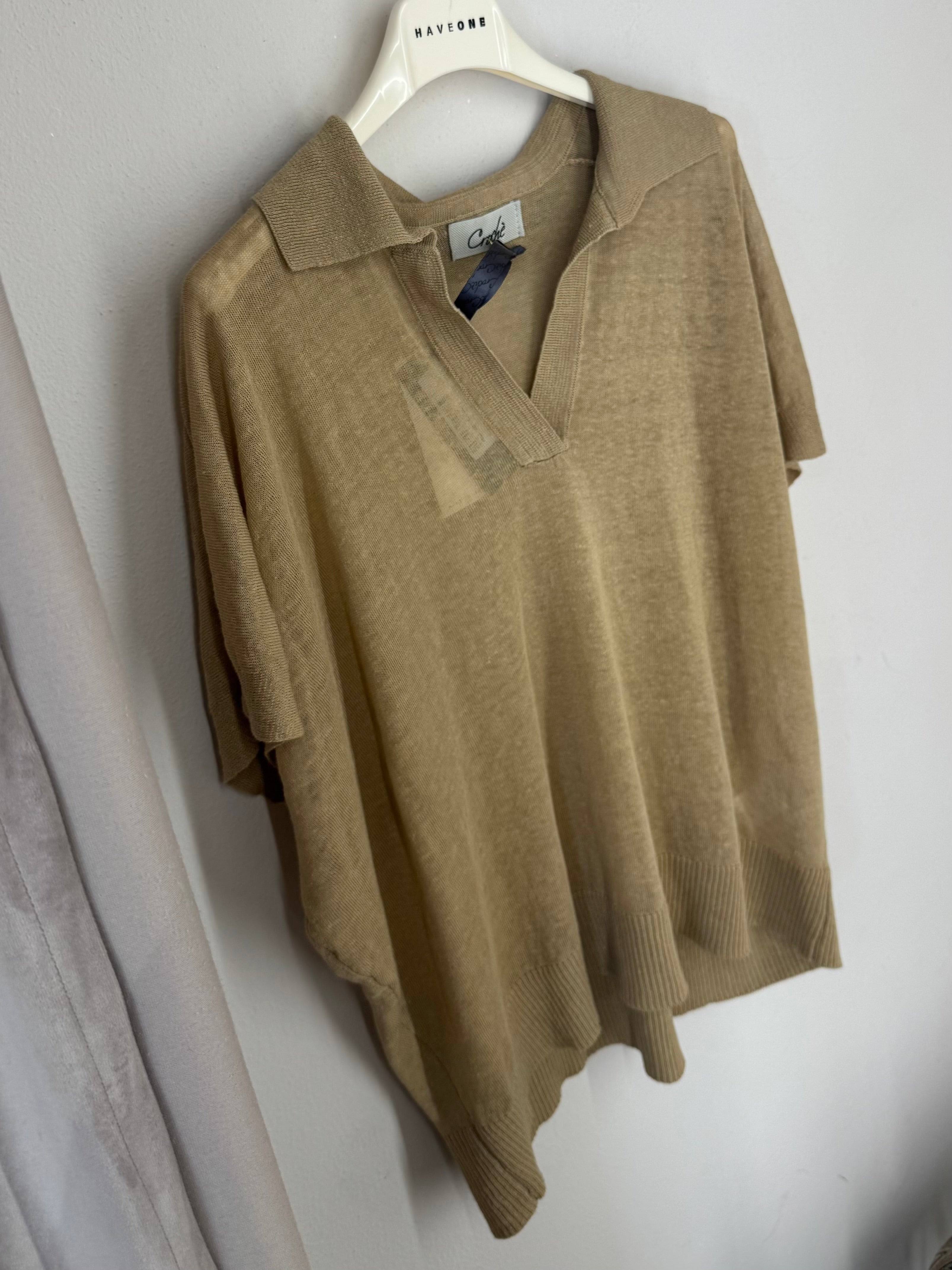 Leinen Polo
