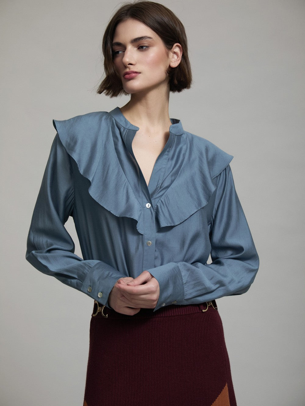 Rüschen bluse