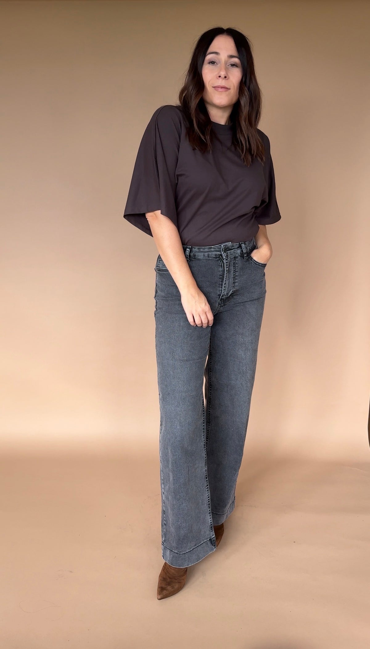 Nuparis Jeans Black Washed Denim