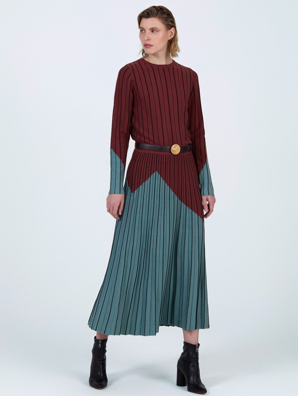 Pullover mit Plissee- Effekt
