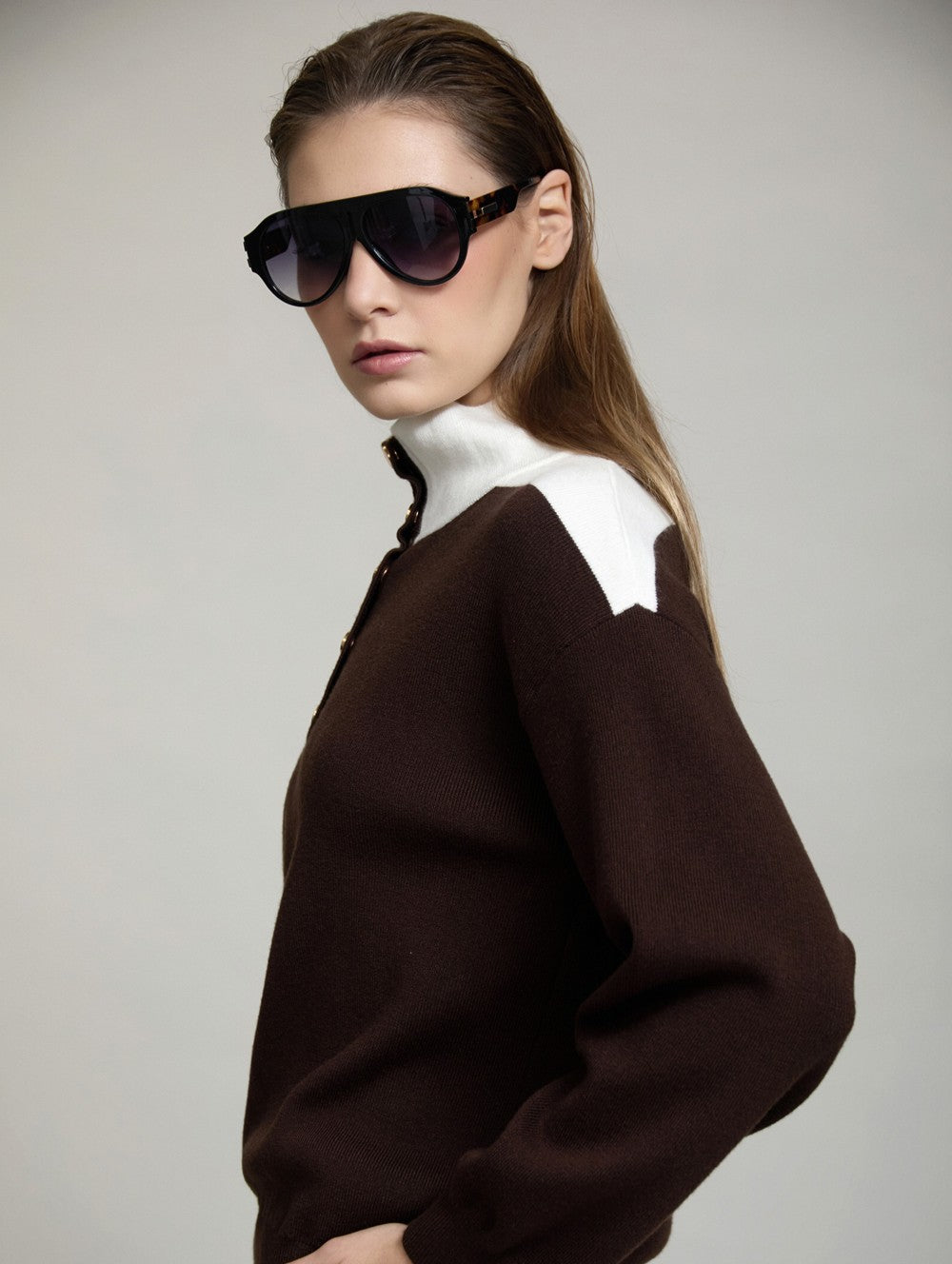 Two-Tone Pullover