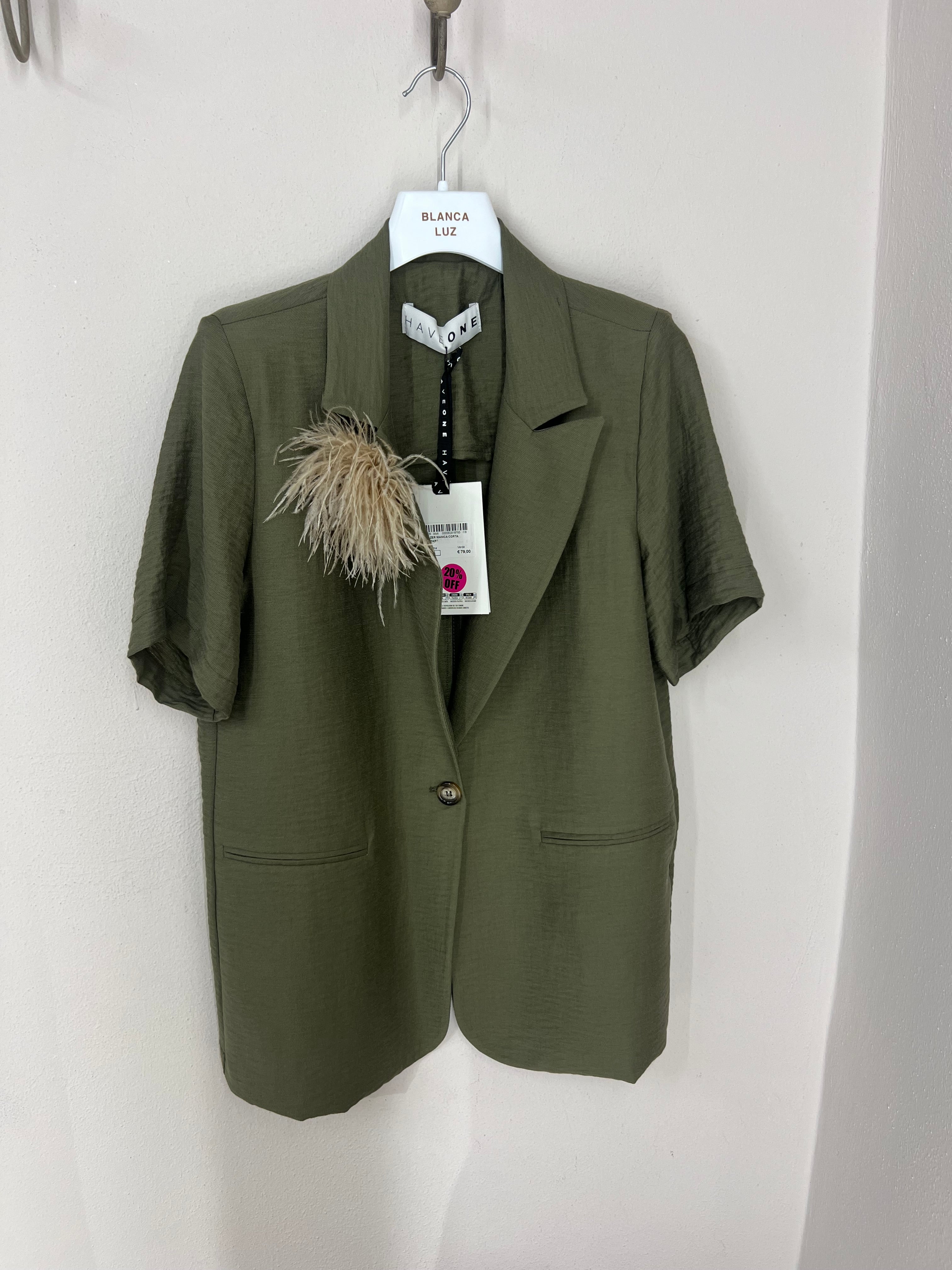 Blazer mit kurzen Ärmeln