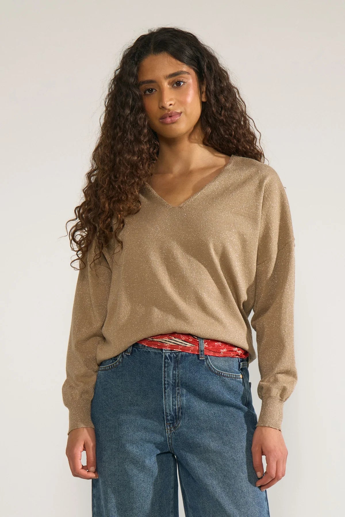 nudayletta v-neck pullover