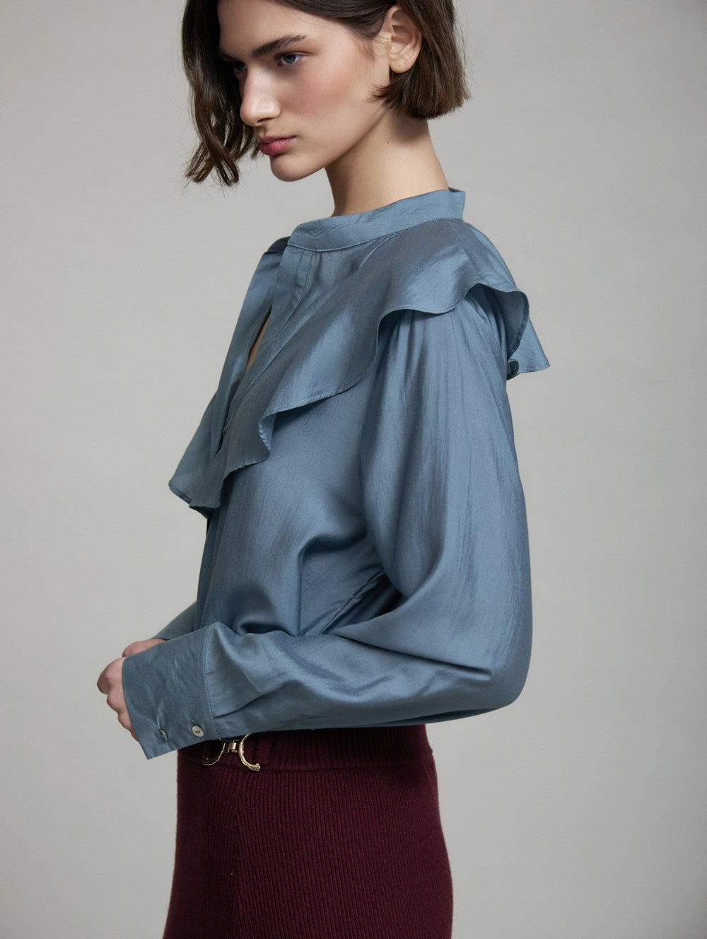 Rüschen bluse