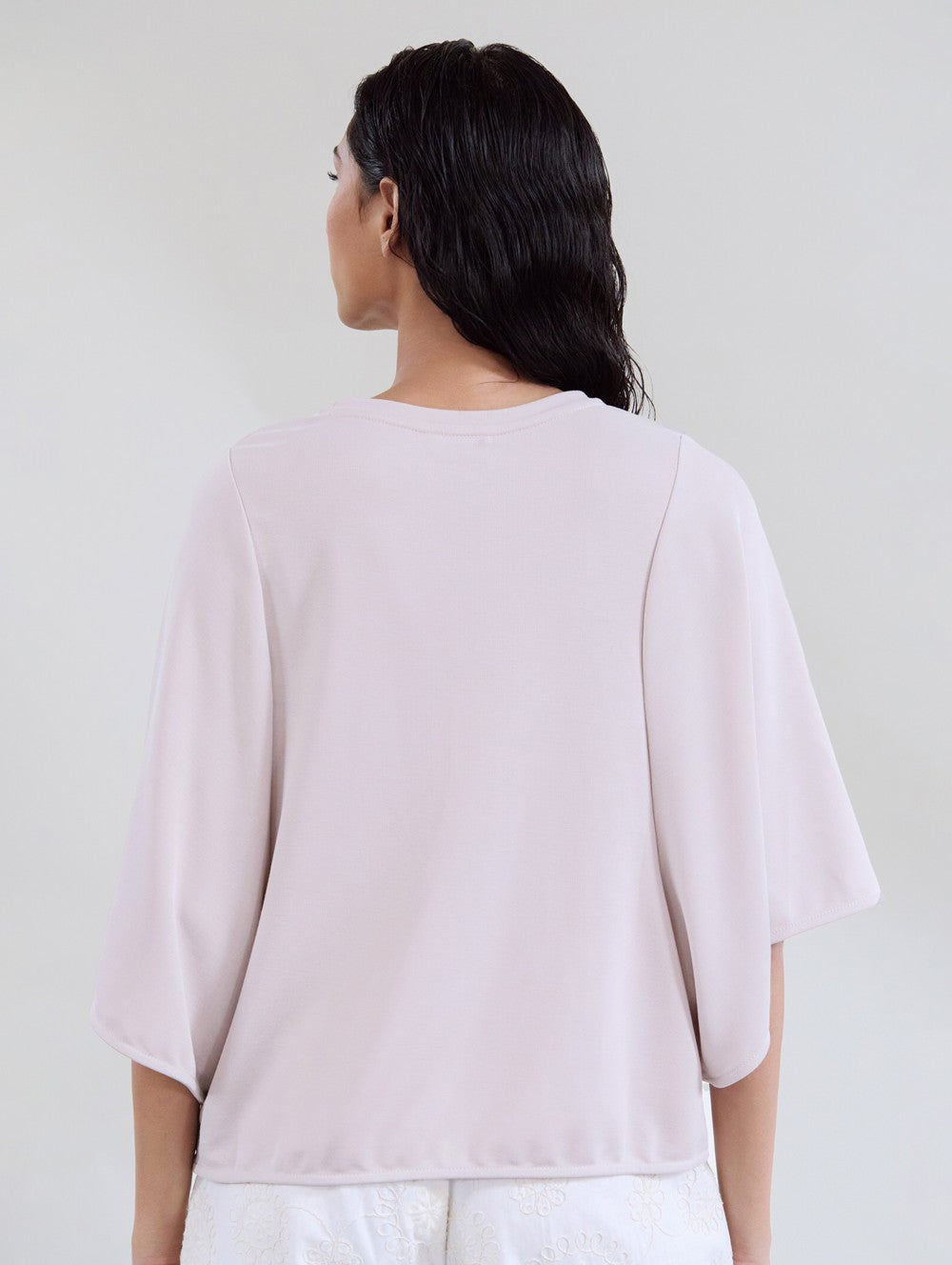 T-Shirt mit Fledermausärmel