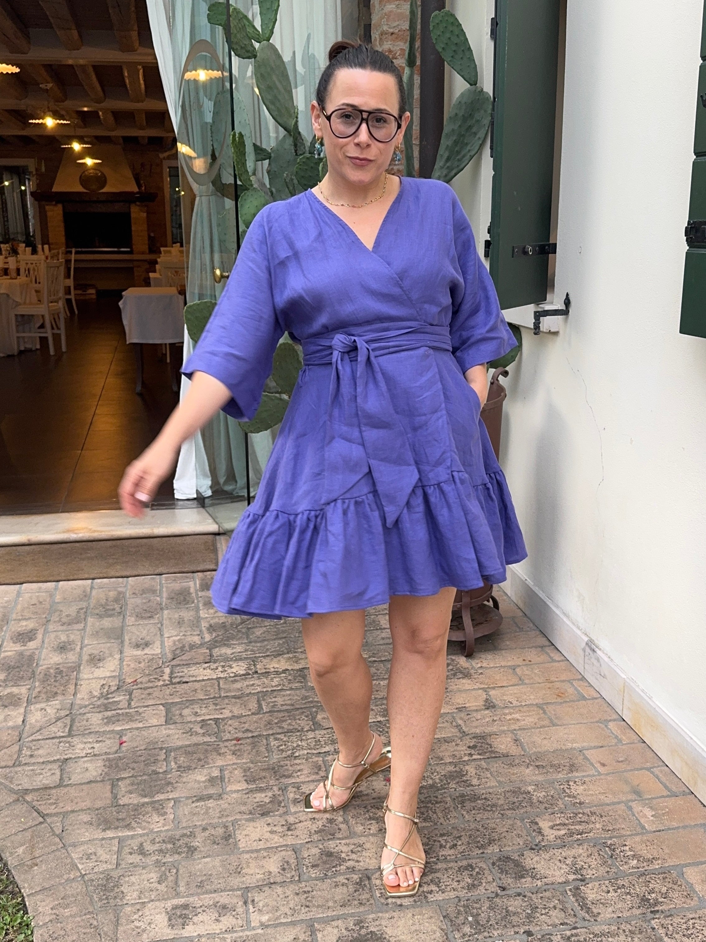 Leinen Kleid