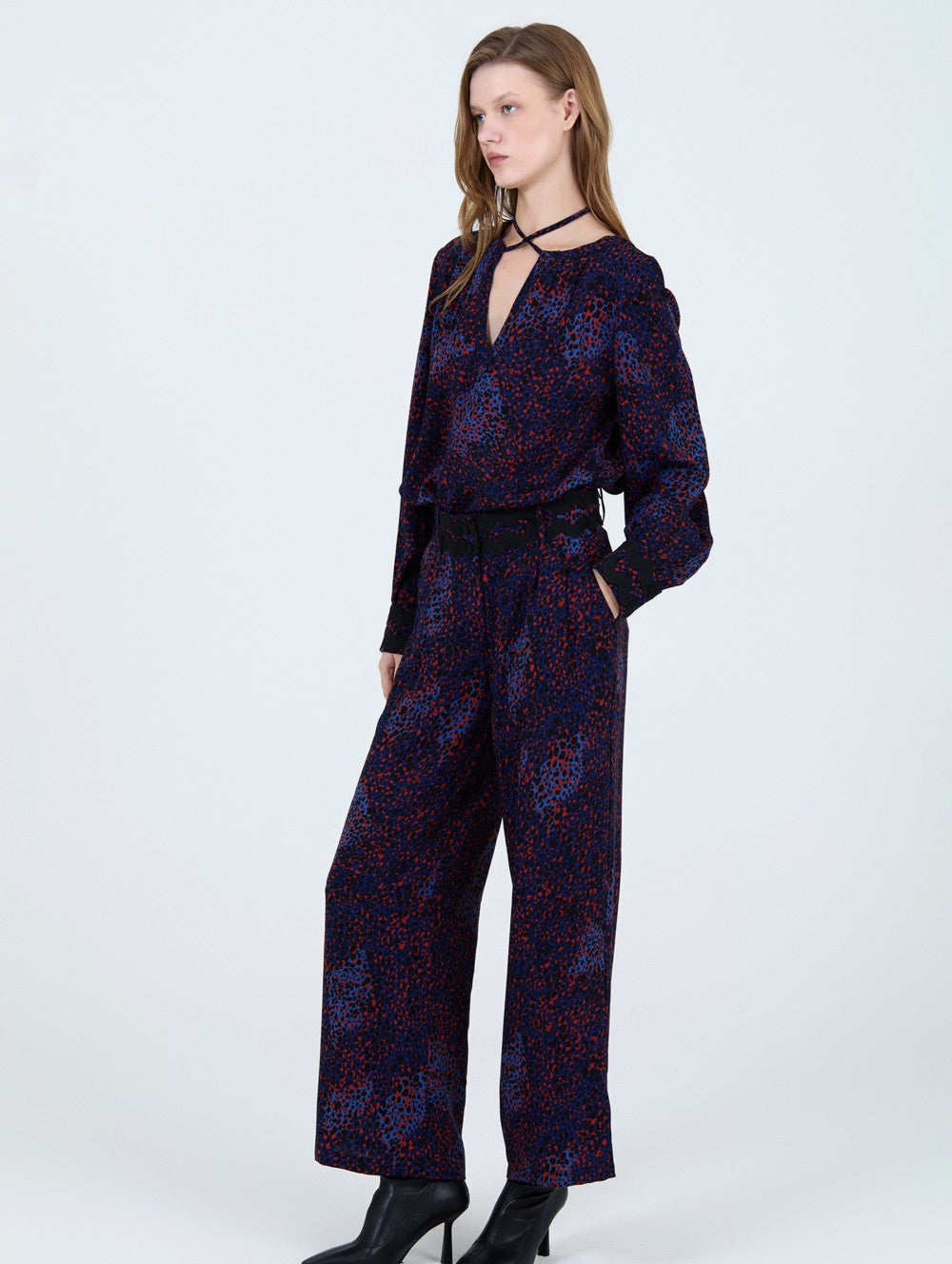 Bluse mit Print