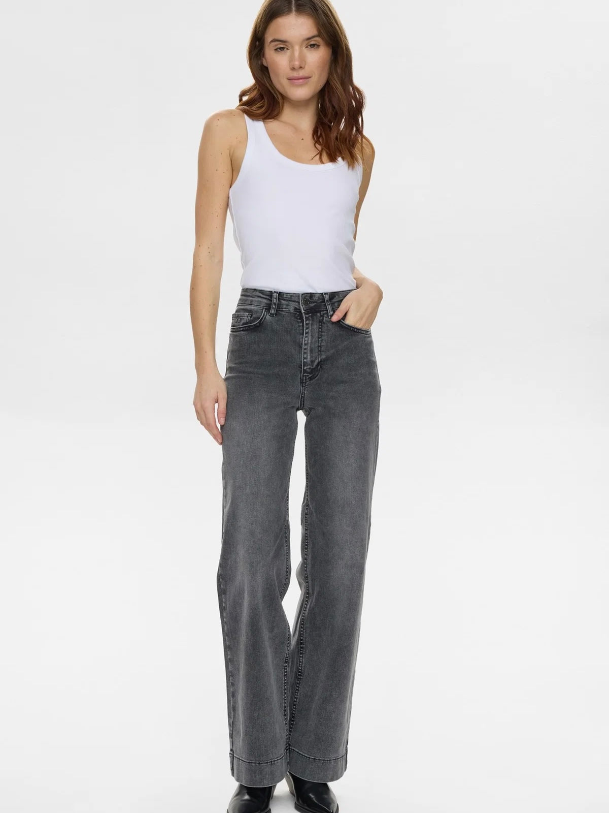 Nuparis Jeans Black Washed Denim