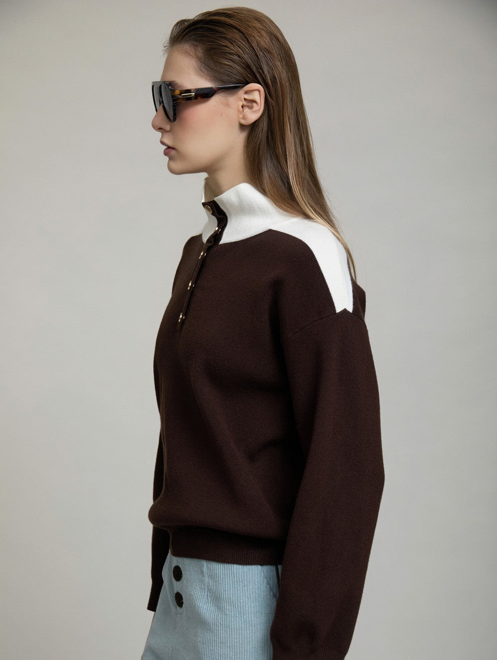 Two-Tone Pullover