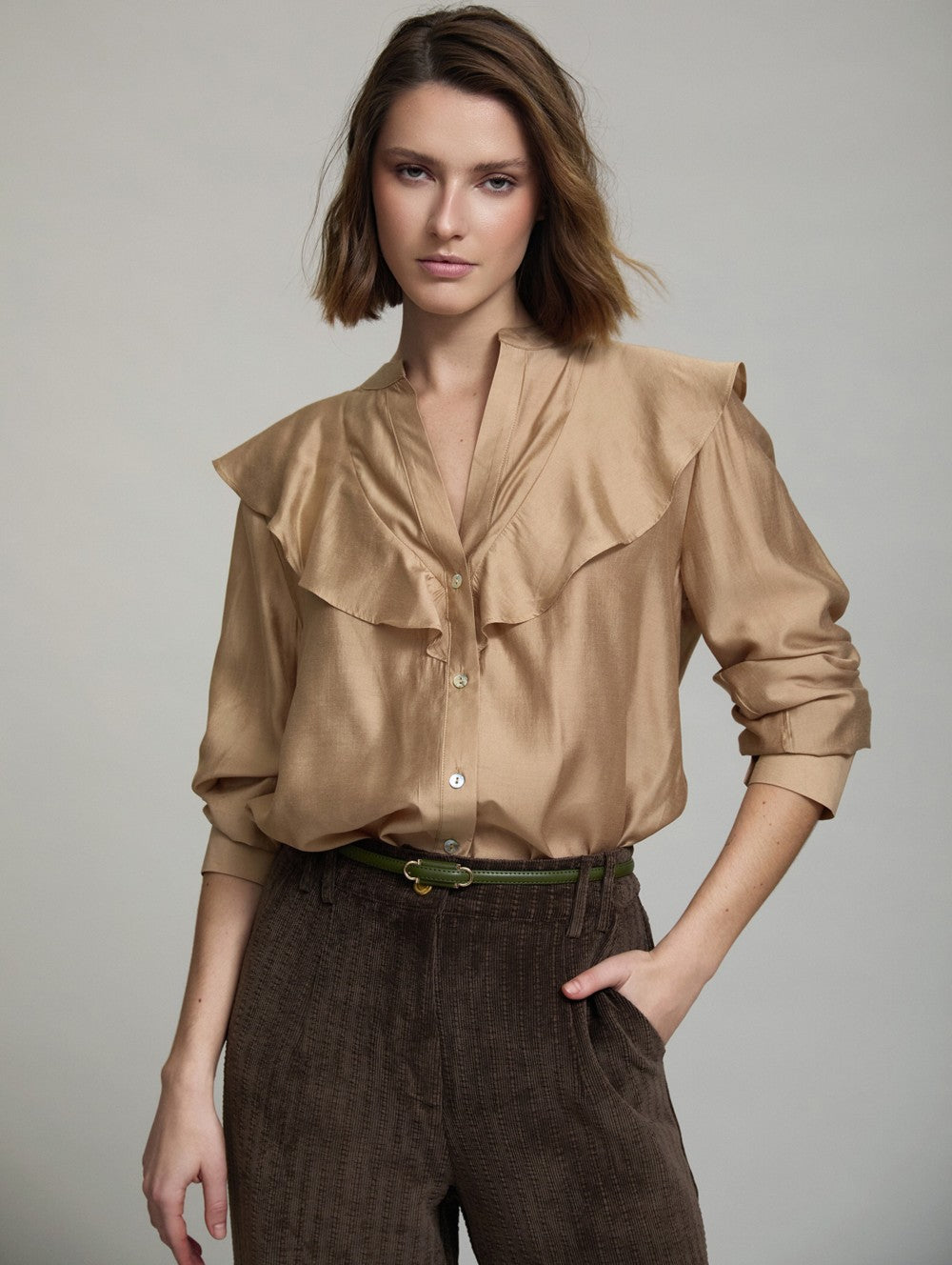 Rüschen bluse