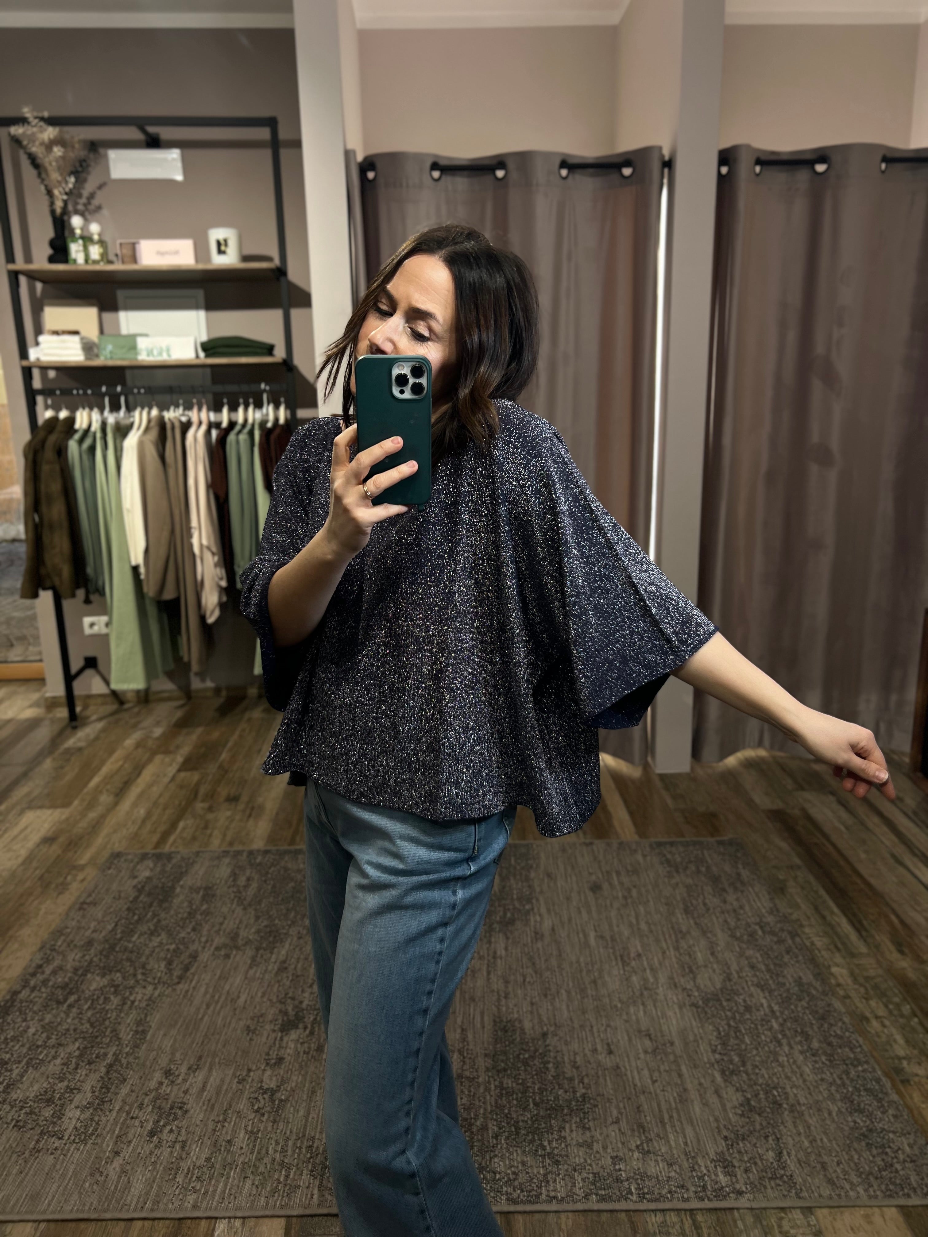 Pulli Oversized con Glitter