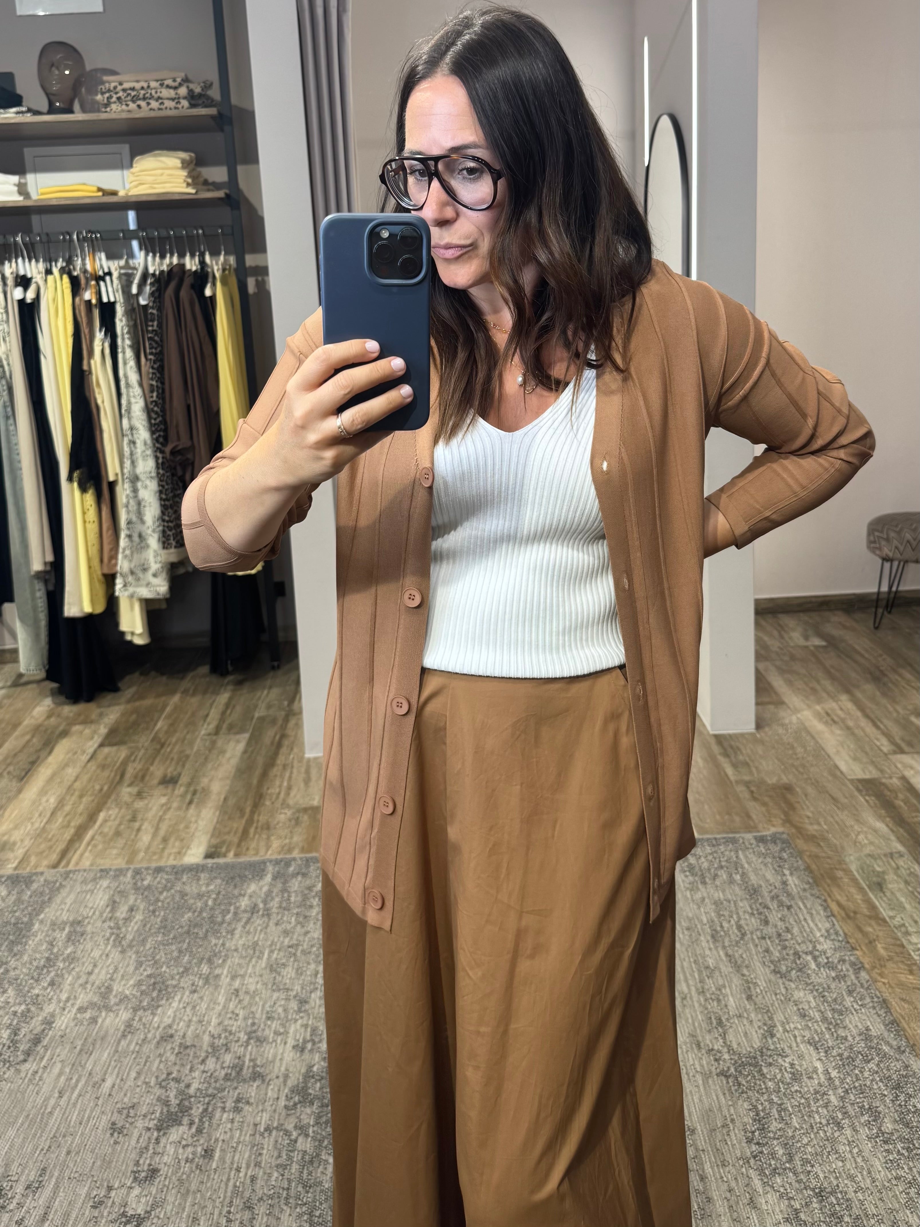 lässiger cardigan