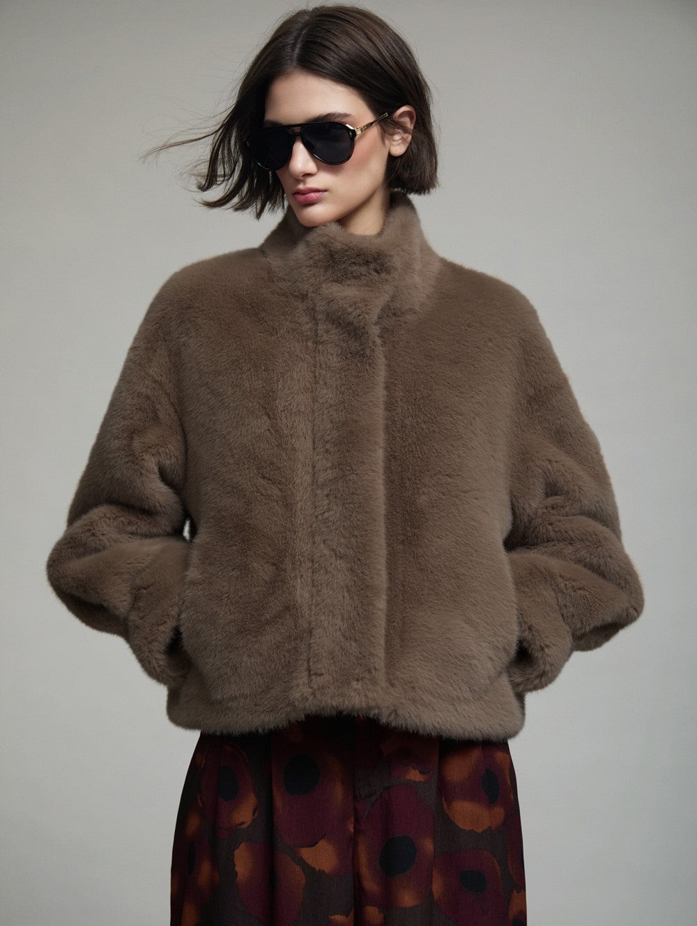 Faux-Fur Jacke