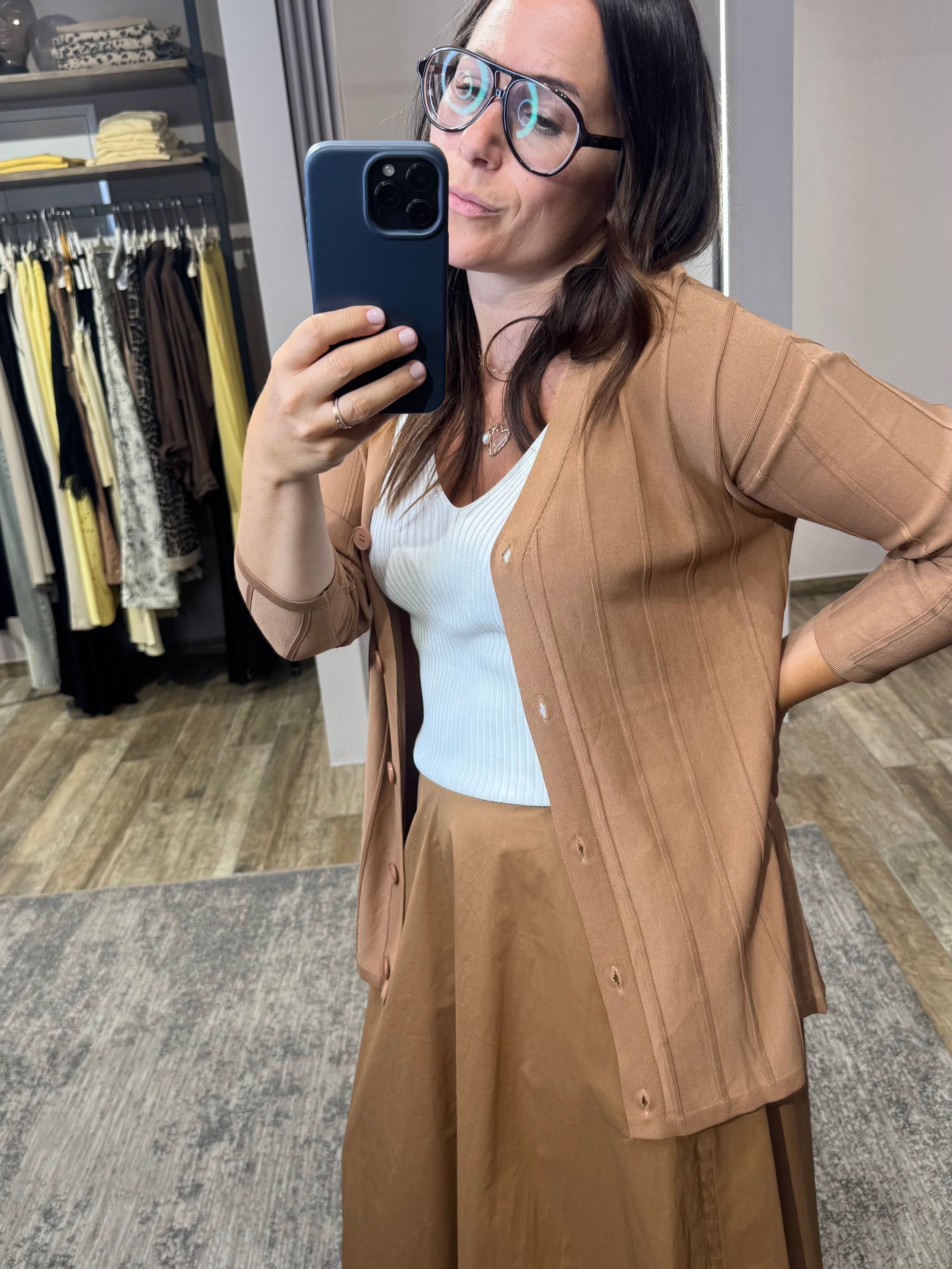 lässiger cardigan