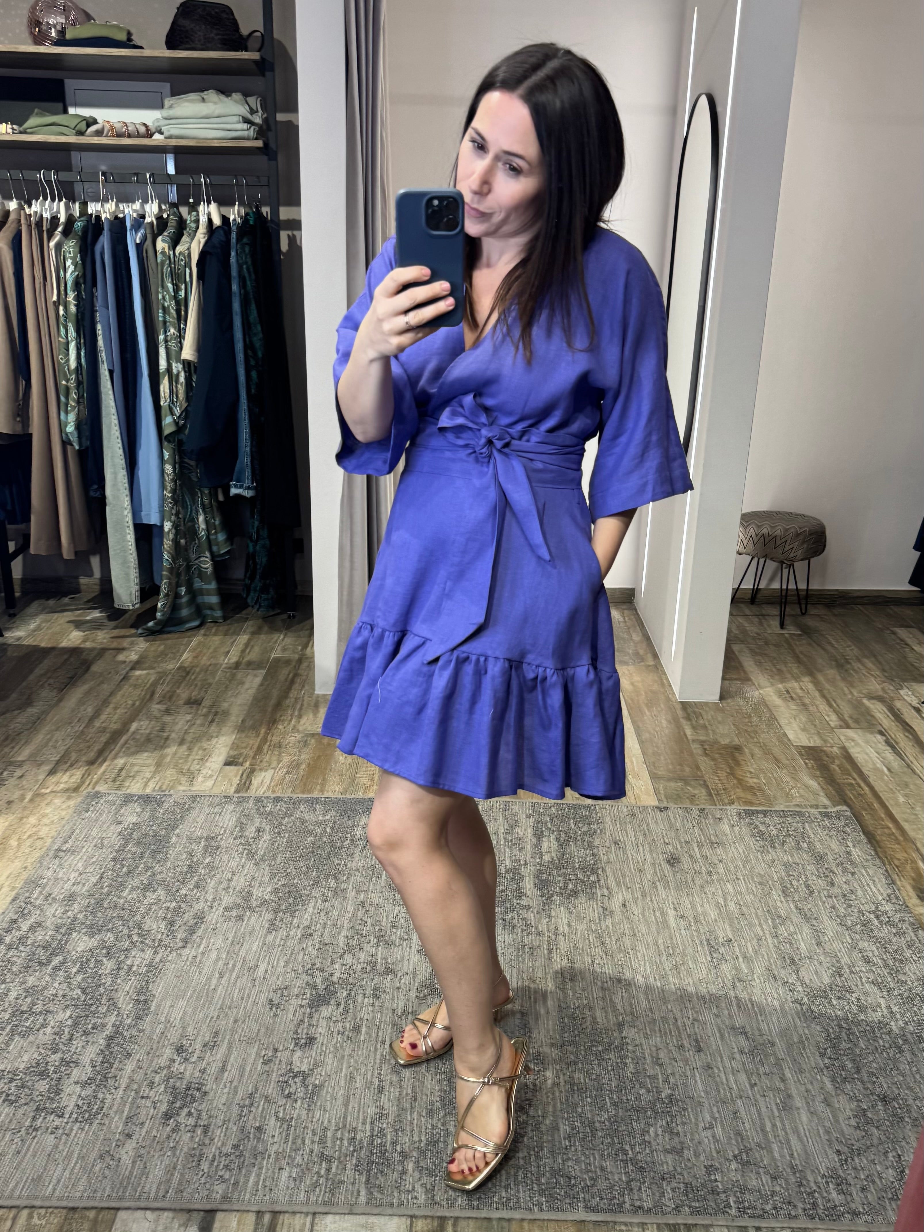 Leinen Kleid