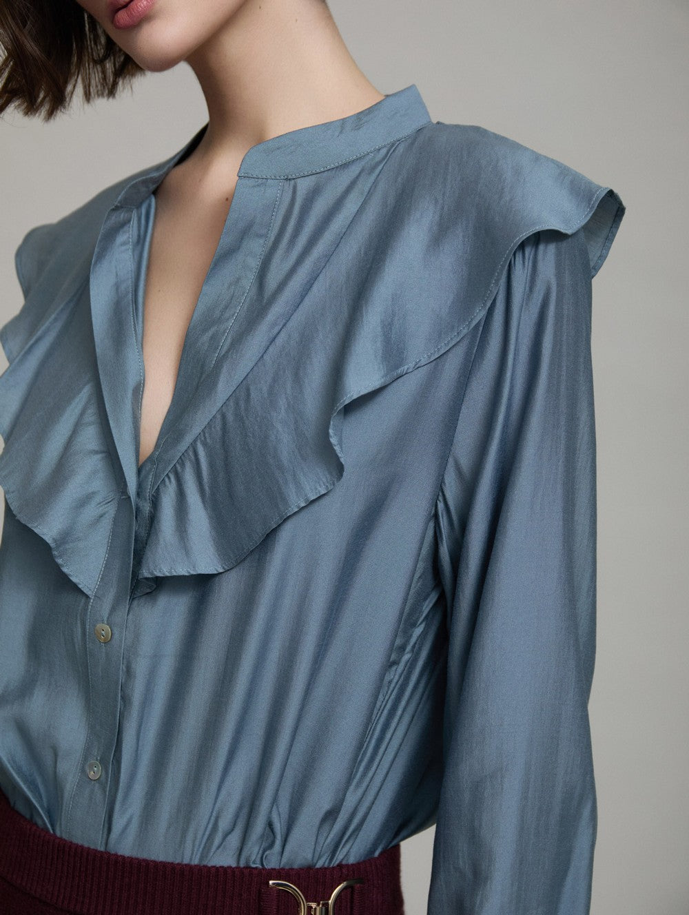 Rüschen bluse