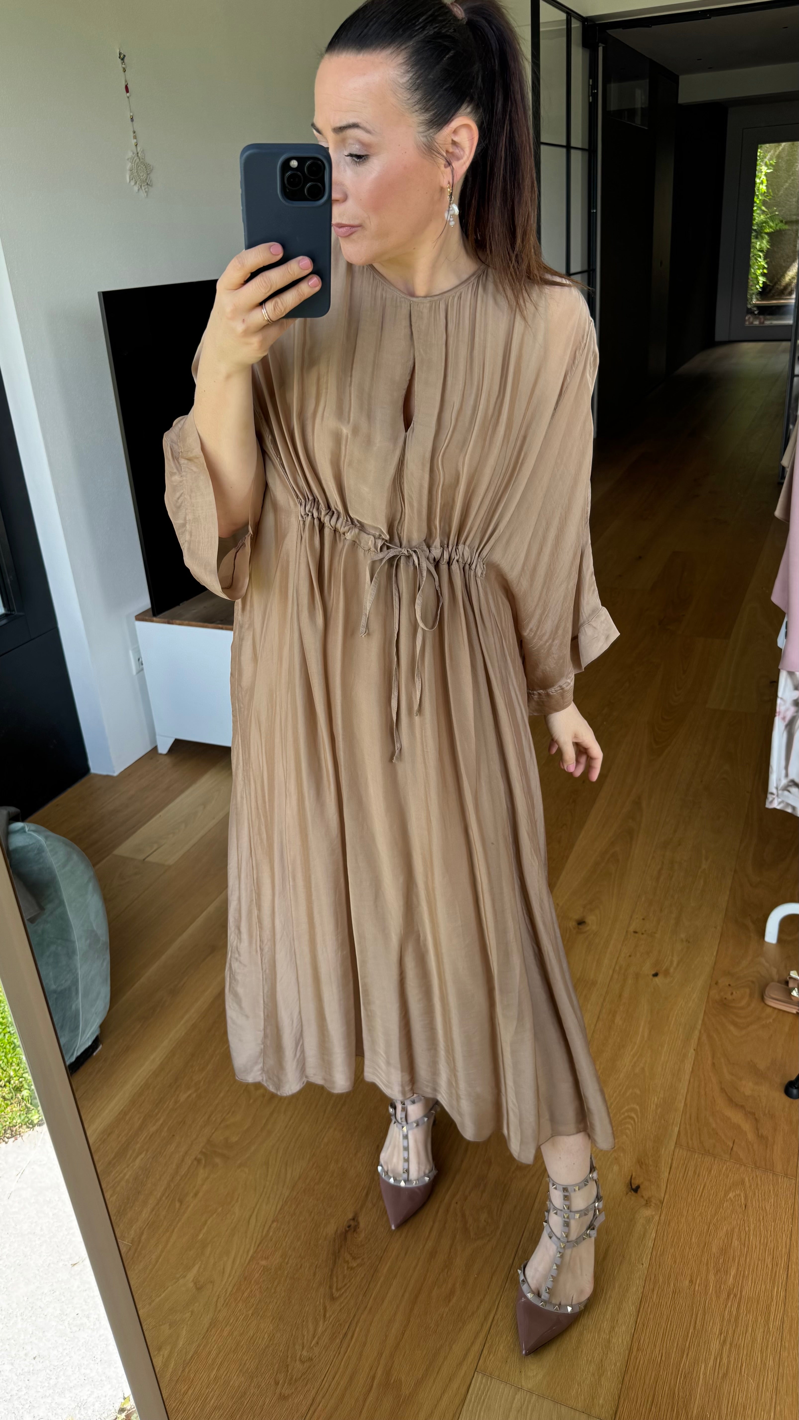 kleid mit coulisse