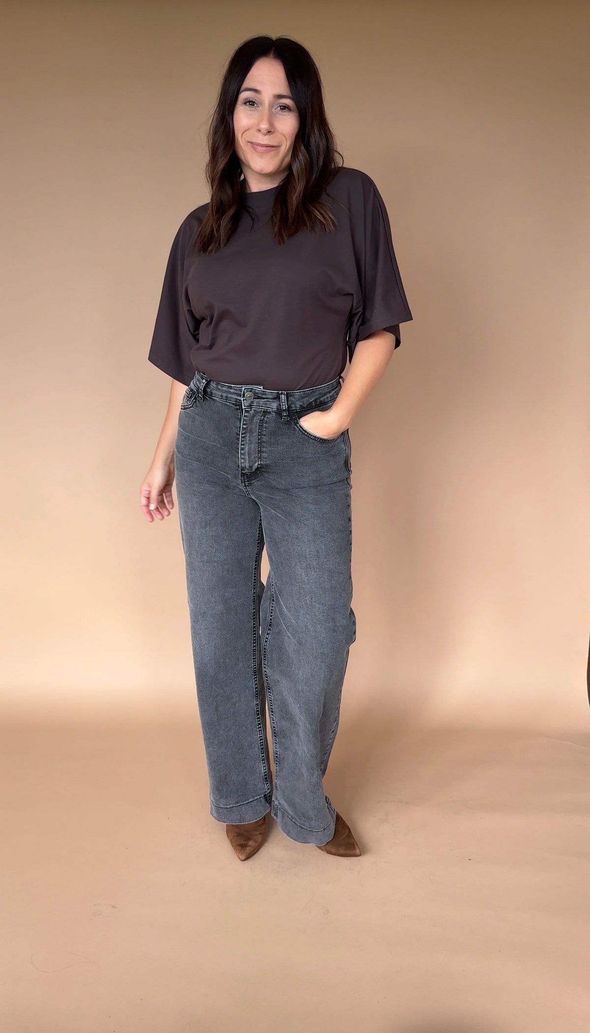 Nuparis Jeans Black Washed Denim