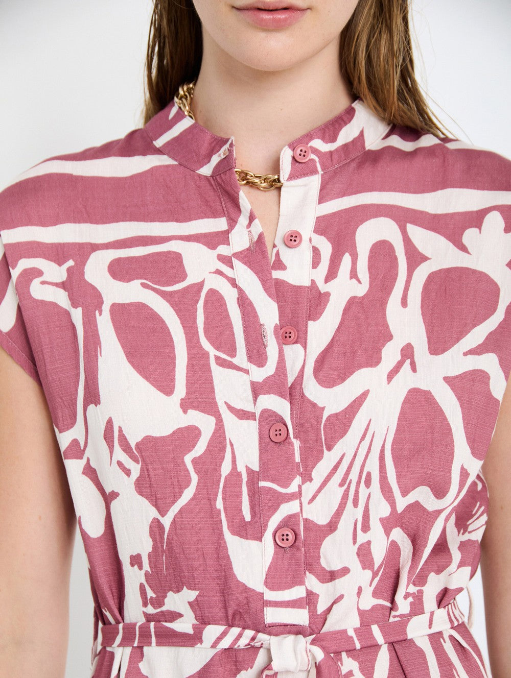 Kleid mit floralem Print