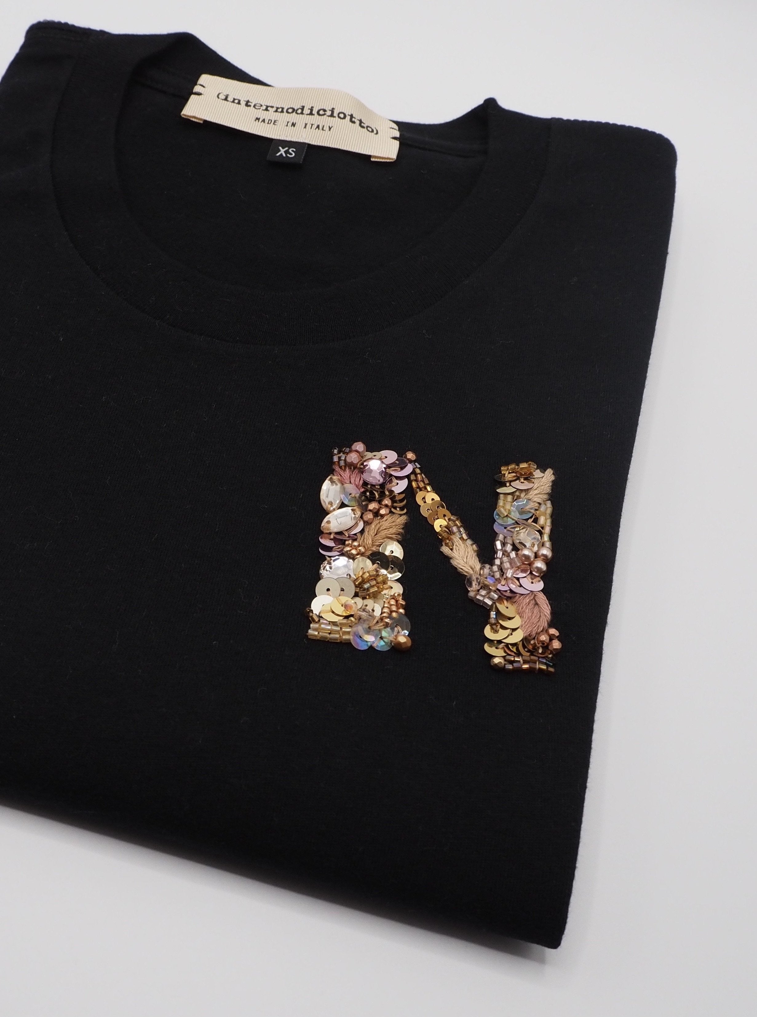 INITIALS Tshirt Black
