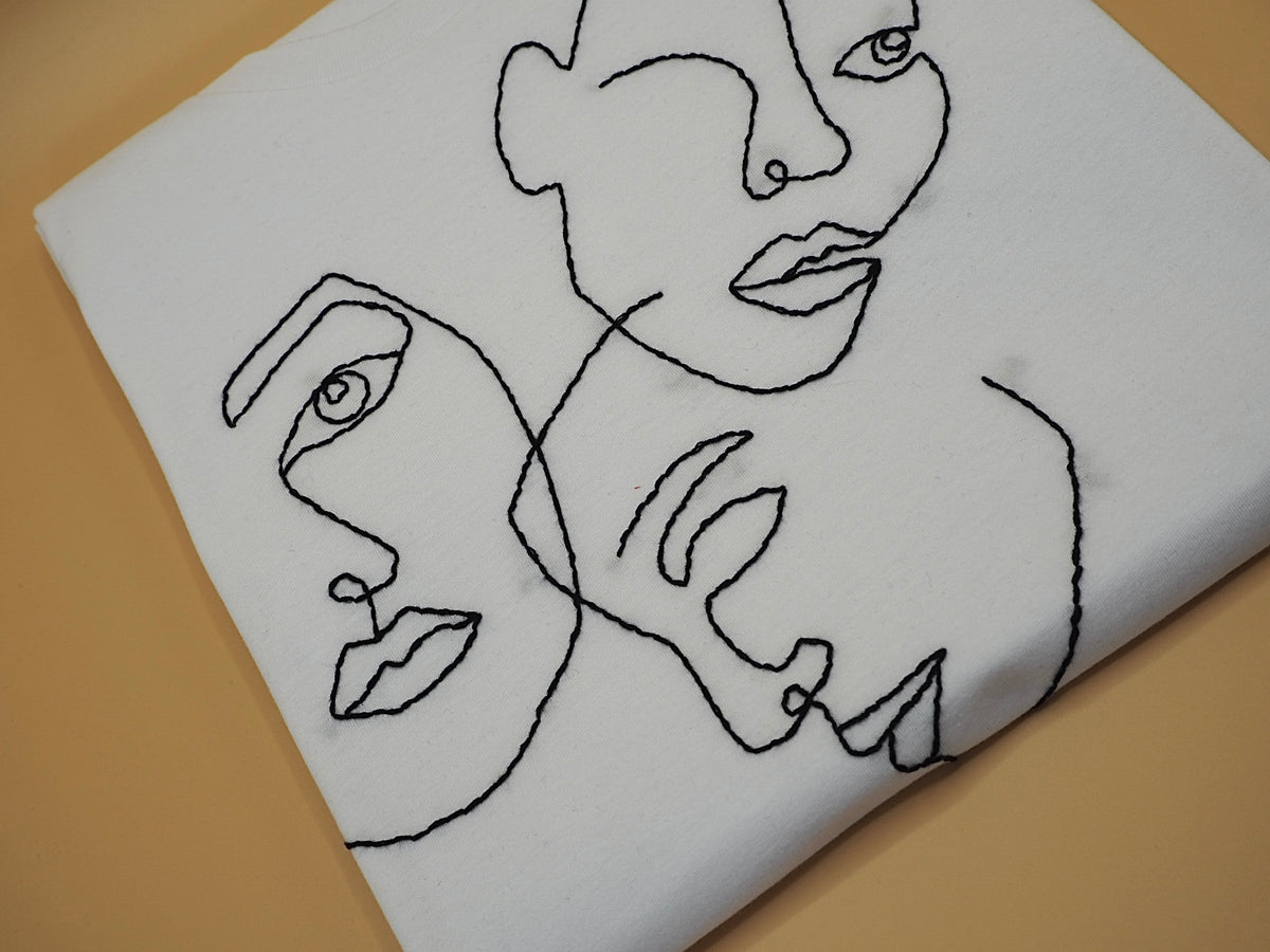 Maglietta FACES WHITE