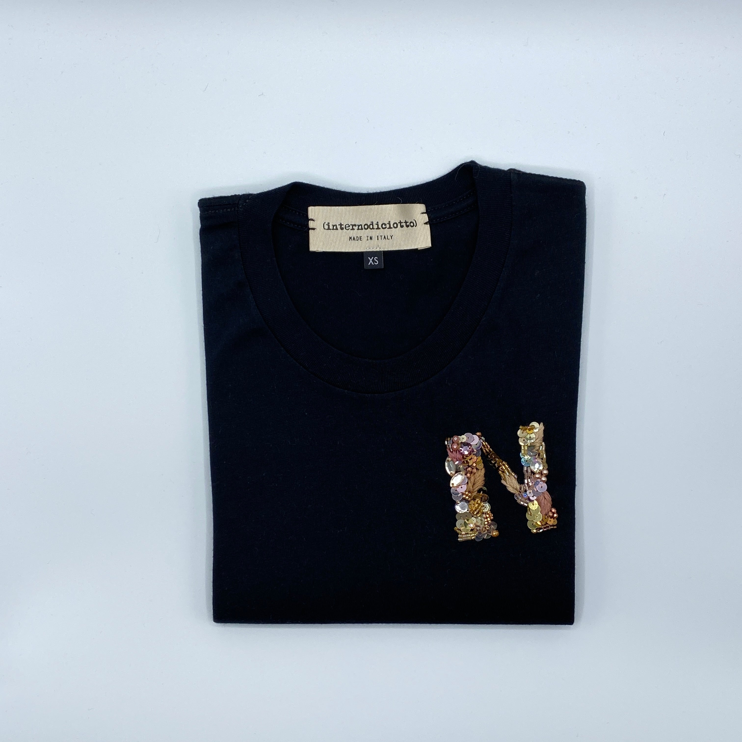INITIALS Tshirt Black