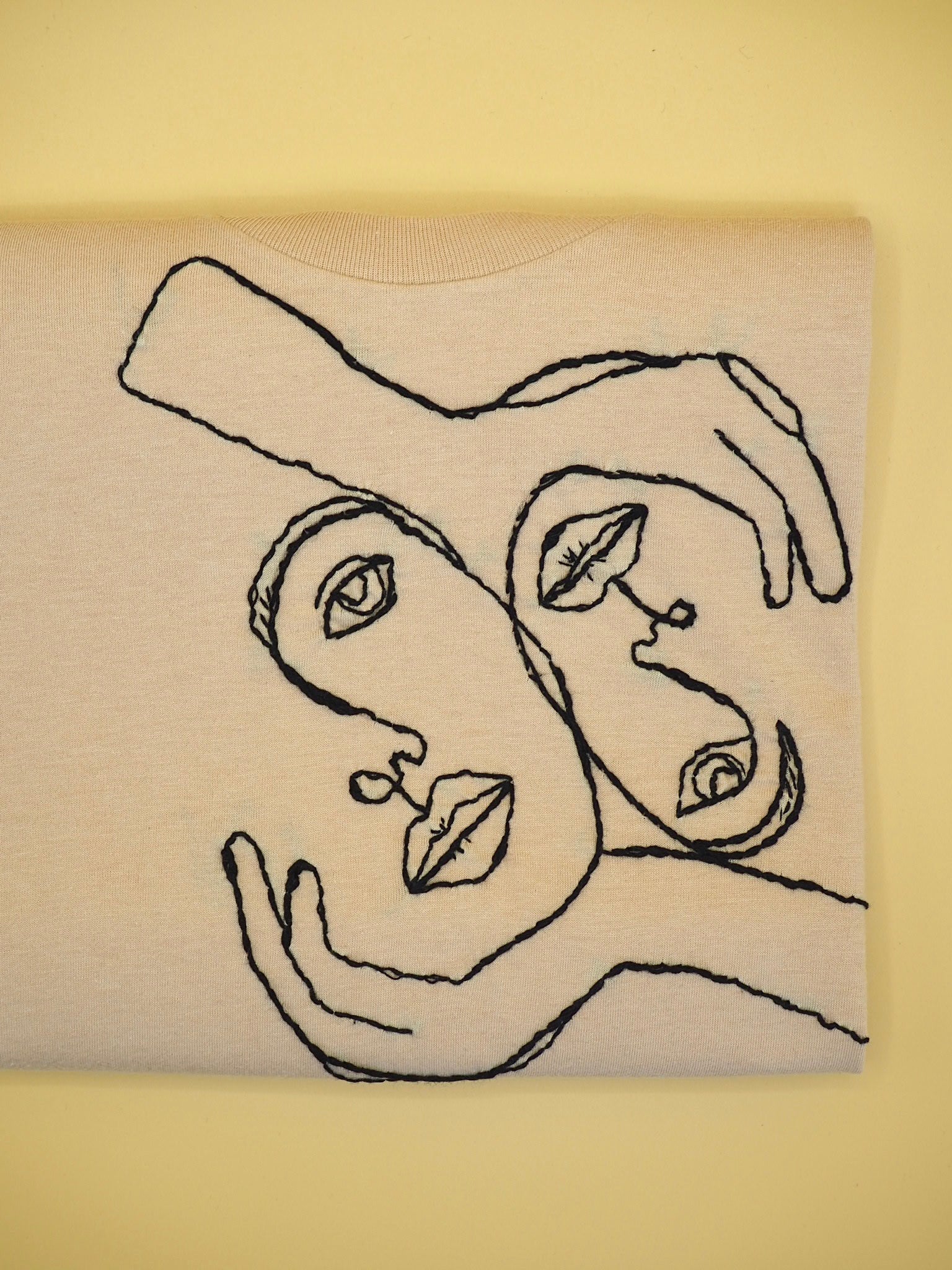 Maglietta FACES BEIGE
