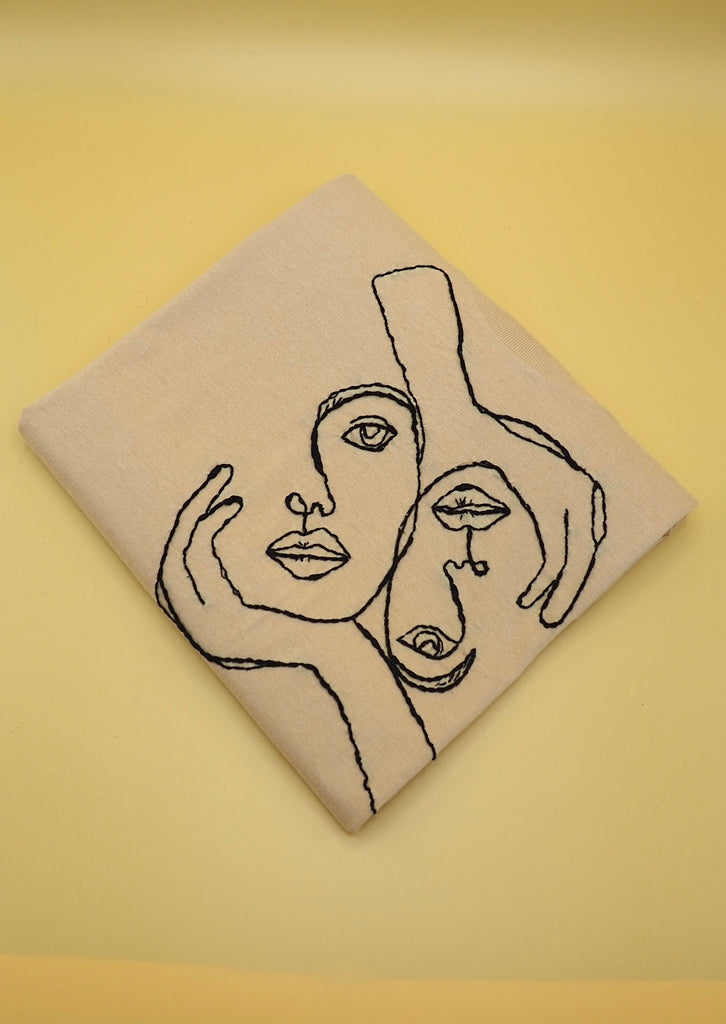 FACES BEIGE Tshirt